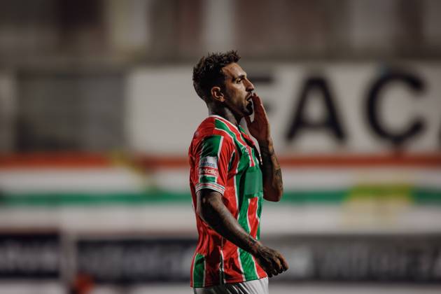Miguel Lopes during Liga Portugal 23 24 game between CF Estrela Amadora and SC Braga at Estadio Jose Gomes, Amadora, Lisbon, Portugal. (Maciej Rogowski) Lisbon Estadio Jose Gomes Portugal Copyright: xMaciejxRogowskix estrela-braga-28-09-2023-047