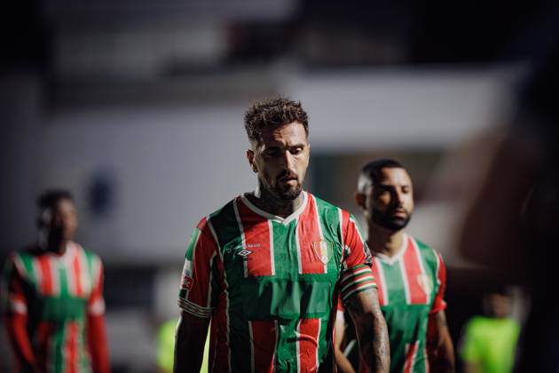 Miguel Lopes during Liga Portugal 23 24 game between CF Estrela Amadora and SC Braga at Estadio Jose Gomes, Amadora, Lisbon, Portugal. (Maciej Rogowski) Lisbon Estadio Jose Gomes Portugal Copyright: xMaciejxRogowskix estrela-braga-28-09-2023-082