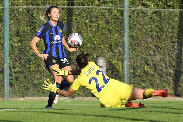 Italian football Serie A Women match - Lazio Women vs FC Internazionale Women Michela Cambiaghi of F.C. Inter during Women s Italian Cup round of 16 between S.S. Lazio Women vs F.C. Inter, 12 October 2023, Stadium Mirko Fersini, Formello Italy. Rome Italy Copyright: xIPAxSport ABACAx BRIPASport20231013_070 IPAxSport ABACAx BRIPASport20231013_070
