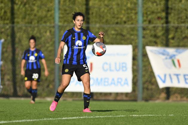 Italian football Serie A Women match - Lazio Women vs FC Internazionale Women Ghoutia Karchouni of F.C. Inter during Women s Italian Cup round of 16 between S.S. Lazio Women vs F.C. Inter, 12 October 2023, Stadium Mirko Fersini, Formello Italy. Rome Italy Copyright: xIPAxSport ABACAx BRIPASport20231013_090 IPAxSport ABACAx BRIPASport20231013_090