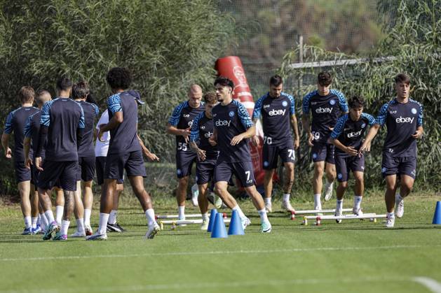 Football, CL, SSC Napoli Training