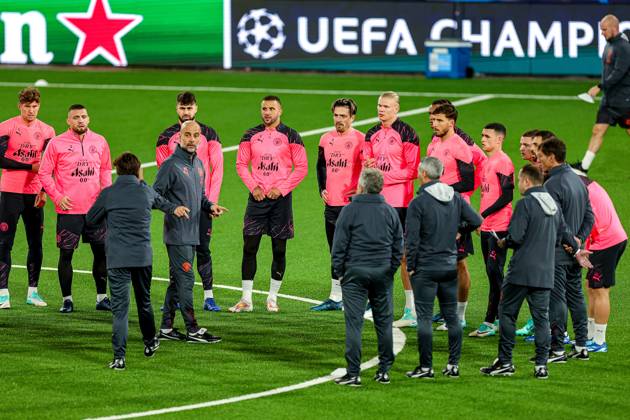 Football, CL, Manchester City, Training