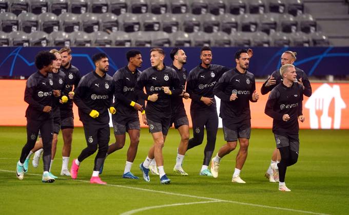 Football, CL, Borussia Dortmund, Training