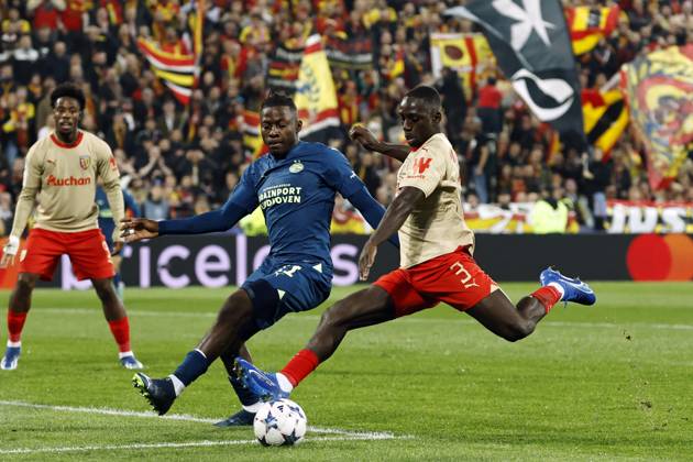 Football, CL, RC Lens - PSV Eindhoven
