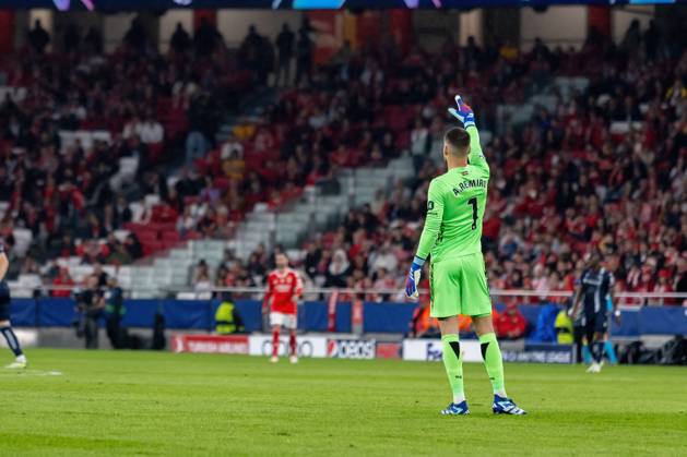 UEFA Champions League 2023 24: Benfica Vs Real Sociedad in Lisbon, Portugal - 24 Oct 2023 Alejandro Remiro of Real Sociedad seen during the UEFA Champions League 2023 24 match between Benfica and Real Sociedad at Estádio do Lisboa e Benfica. Final score; Benfica 0:1 Real Sociedad. Lisbon Portugal Copyright: xNunoxBrancox xSOPAxImagesx NBR_SLB_RS-19