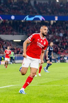 UEFA Champions League 2023 24: Benfica Vs Real Sociedad in Lisbon, Portugal - 24 Oct 2023 Arthur Cabral of SL Benfica seen during the UEFA Champions League 2023 24 match between Benfica and Real Sociedad at Estádio do Lisboa e Benfica. Final score; Benfica 0:1 Real Sociedad. Lisbon Portugal Copyright: xNunoxBrancox xSOPAxImagesx NBR_SLB_RS-49