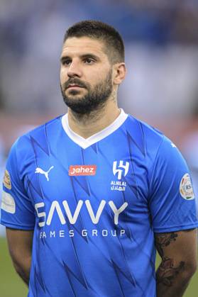 SAFF Roshn Saudi Pro League 2023-24 MD11 Aleksandar Mitrovic of Al-Hilal SFC during the Match Day 11 of the SAFF Roshn Saudi Pro League 2023-24 between Al-Hilal SFC vs Al-Ahli SFC at King Fahd International Stadium on October 27, 2023 in Riyadh, Saudi Arabia. Riyadh King Fahd International Stadium Saudi Arabia Copyright: xVictorxFrailex 2023.10.27_PSI03255.MD11_VFR_00094