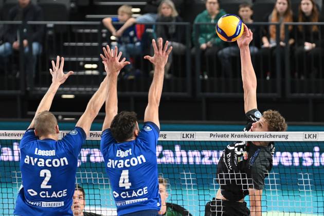 Volleyball, DVV Cup, SVG Lüneburg - Baden Volleys SSC Karlsruhe