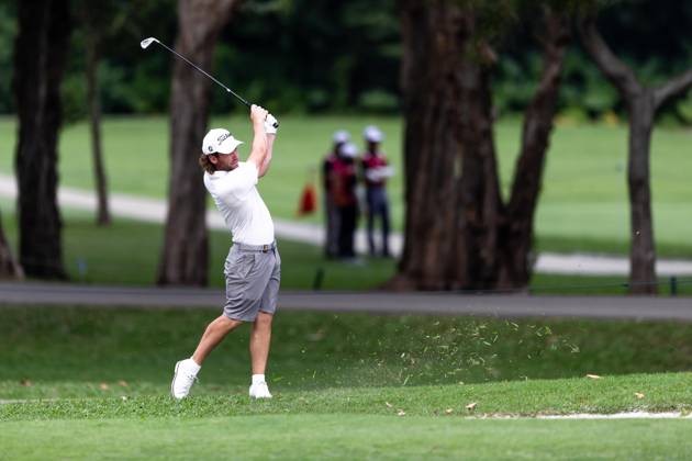 The Hong Kong Open Golf Championship 2023 at Hong Kong Golf Club in Hong Kong - 09 Nov 2023 Tom Power Horan of Australia plays during the round 1 draw matches on day one of The Hong Kong Open Golf Championship 2023 at Hong Kong Golf Club. Hong Kong China Copyright: xBenxLaux xSOPAxImagesx LTF_3730