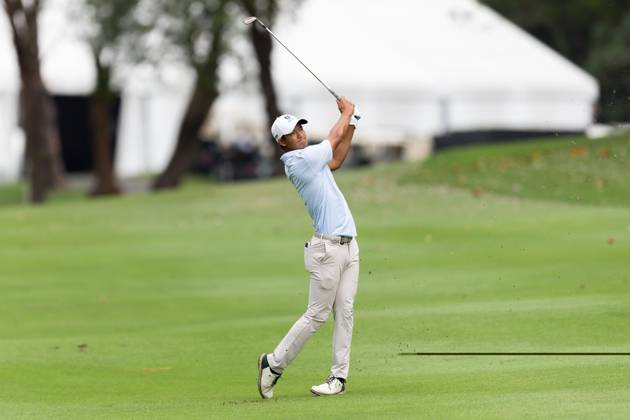 November 9, 2023, Hong Kong, China: Taichi Kho of Hong Kong plays during the round 1 draw matches on day one of The Hong Kong Open Golf Championship 2023 at Hong Kong Golf Club. Hong Kong China - ZUMAs197 20231109_aaa_s197_089 Copyright: xBenxLaux