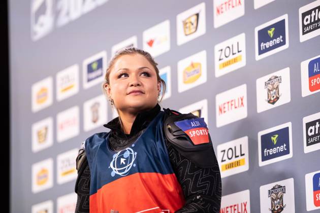 TV Total WOK World Championships by Pro7 2023 12 11 2023, Bobsleigh and luge track, Winterberg, TV Total WOK World Championships by Pro7 2023 In the picture Sophia Thiel nordphotoxGmbHxx xChristianxSchulze nph000300