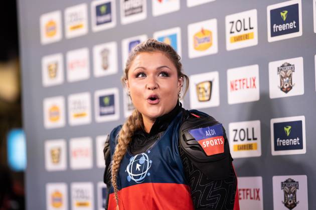 TV Total WOK World Championships by Pro7 2023 12 11 2023, Bobsleigh and luge track, Winterberg, TV Total WOK World Championships by Pro7 2023 In the picture Sophia Thiel nordphotoxGmbHxx xChristianxSchulze nph000300