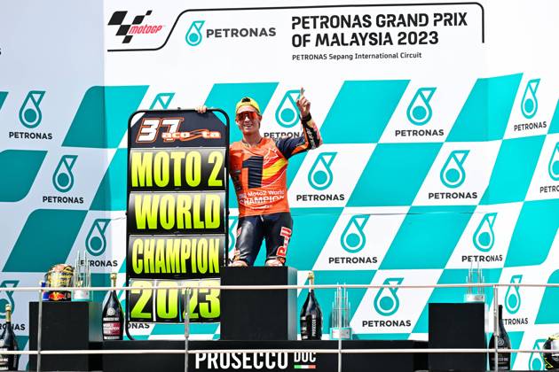 Motorsport, Moto2, GP Malaysia in Sepang, Pedro Acosta - youngest Moto2 World Champion in history