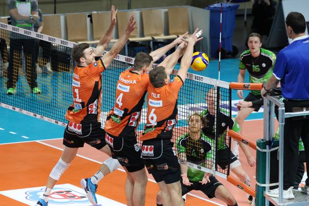Volleyball, VBL, BR Recycling Volleys Berlin - VC Bitterfeld-Wolfen