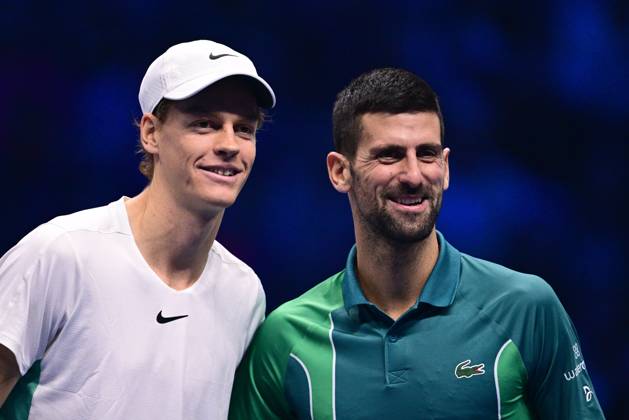 Tennis, ATP Finals in Turin, Novak Djokovic - Jannik Sinner