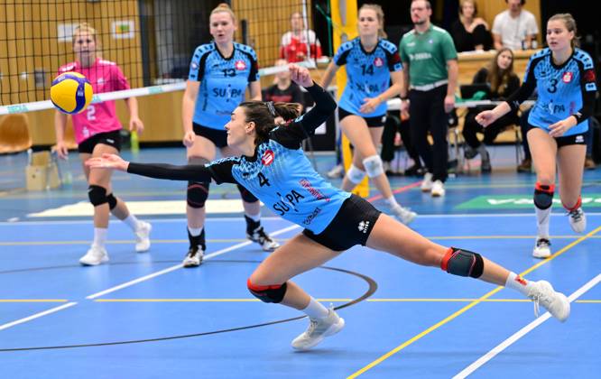 Volleyball, Women, 2nd BL, TV Suspa Altdorf - VC Wiesbaden II
