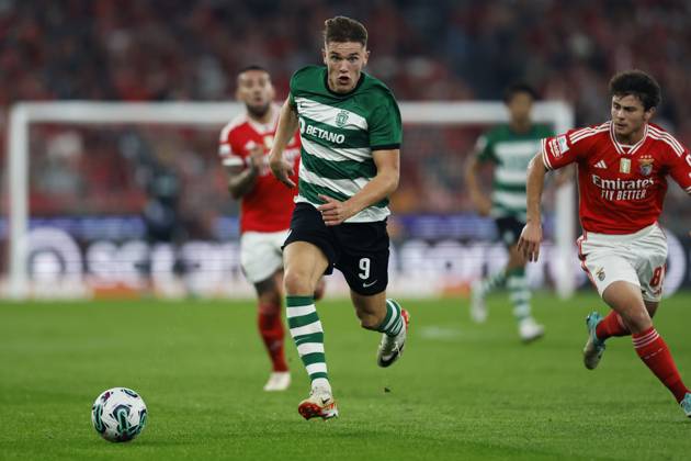 Viktor Gyokeres (SportingCP), NOVEMBER 12, 2023 - Football Soccer : Portugal Primeira Liga match between SL Benfica 2-1 Sporting Clube de Portugal at the Estadio da Luz in Lisbon, Portugal. Noxthirdxpartyxsales (235928395)