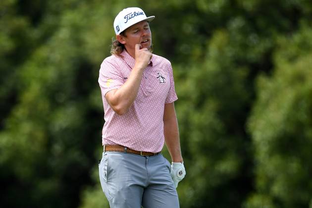 GOLF AUSTRALIAN PGA, Golf Herren Cameron Smith reacts after a shot during round 1 of the 2023 Fortinet Australian PGA Championship in Brisbane, Thursday, November 23, 2023. ( NO ARCHIVING, EDITORIAL USE ONLY, NO USE IN BOOKS WITHOUT CONSENT BRISBANE QUEENSLAND AUSTRALIA  Copyright: xJONOxSEARLEx 20231123001868626783