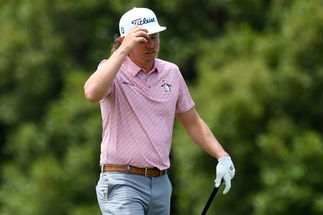 GOLF AUSTRALIAN PGA, Golf Herren Cameron Smith reacts after a shot during round 1 of the 2023 Fortinet Australian PGA Championship in Brisbane, Thursday, November 23, 2023. ( NO ARCHIVING, EDITORIAL USE ONLY, NO USE IN BOOKS WITHOUT CONSENT BRISBANE QUEENSLAND AUSTRALIA  Copyright: xJONOxSEARLEx 20231123001868627212