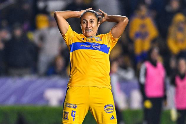 Fußball, Frauen, Club America - Tigres UANL RECORD DATE NOT STATED Liga MX Femenil Apertura 2023 Tigres UANL (3) 0-0 (0) America Final Vuelta Sandra Stephany Mayor of Tigres during the game Tigres UANL vs America, corresponding to second leg match of great final the Torneo Apertura 2023 of the Liga BBVA MX Femenil, at Universitario Stadium, on November 27, 2023. MONTERREY NUEVO LEON MEXICO Copyright: xTomasxRegueirox 20231127214441_LMXF_A23_FV_UANL_AME_MAYOR397