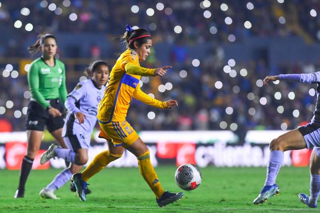 Fußball, Frauen, Club America - Tigres UANL RECORD DATE NOT STATED Liga MX Femenil Apertura 2023 Tigres UANL (3) 0-0 (0) America Final Vuelta Joseline Montoya of Tigres during the game Tigres UANL vs America, corresponding to second leg match of great final the Torneo Apertura 2023 of the Liga BBVA MX Femenil, at Universitario Stadium, on November 27, 2023. MONTERREY NUEVO LEON MEXICO Copyright: xJONATHANxDUENASx 20231127215450_LMXF_A23_FV_UANL_AME_MONTOYA439