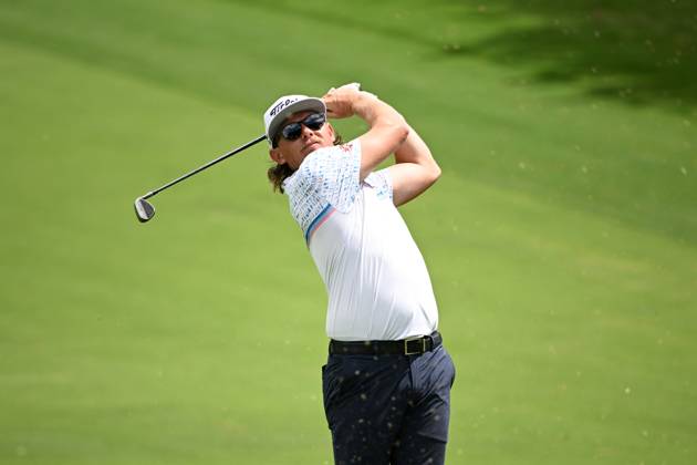 GOLF AUSTRALIAN OPEN, Cam Smith of Australia plays a shot from the fairway during the Pro-Am ahead of the Australian Open 2023 at the Australian Golf Club in Sydney, Wednesday, November 29, 2023. ( NO ARCHIVING, EDITORIAL USE ONLY, NO USE IN BOOKS WITHOUT CONSENT SYDNEY NEW SOUTH WALES AUSTRALIA  Copyright: xDANxHIMBRECHTSx 20231129001871302327