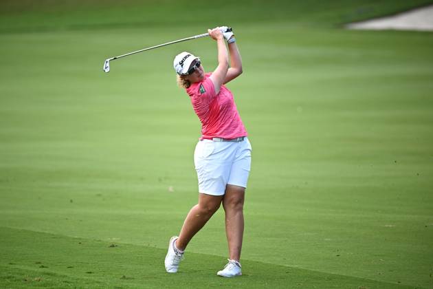 GOLF AUSTRALIAN OPEN, Ashleigh Buhai of South Africa plays a shot from the 7th fairway during Round 1 of the Women?s Australian Open 2023 at the Australian Golf Club in Sydney, Thursday, November 30, 2023. ( NO ARCHIVING, EDITORIAL USE ONLY, NO USE IN BOOKS WITHOUT CONSENT SYDNEY NEW SOUTH WALES AUSTRALIA  Copyright: xDANxHIMBRECHTSx 20231130001871794707