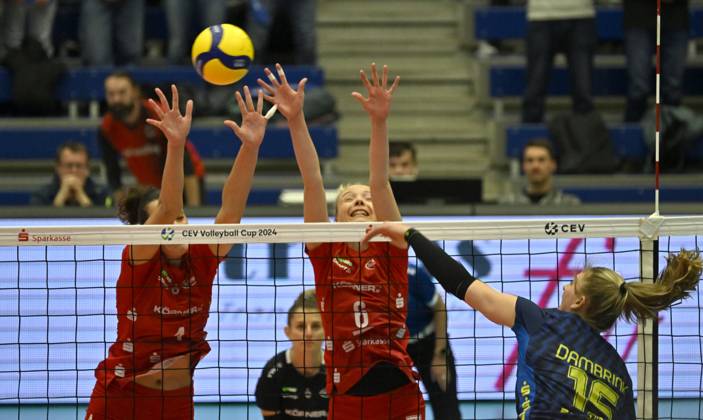 Volleyball, Women, CEV Cup, Dresdner SC - SSC Palmberg Schwerin