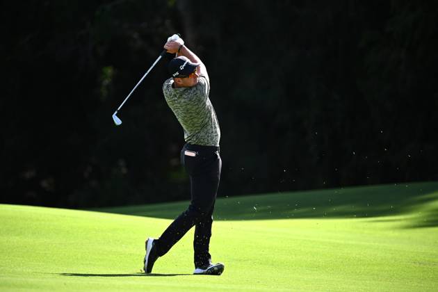 GOLF AUSTRALIAN OPEN, Lucas Herbert of Australia plays a shot from the 14th fairway during Round 2 of the Australian Open 2023 at the Lakes Golf Club in Sydney, Friday, December 1, 2023. ( NO ARCHIVING, EDITORIAL USE ONLY, NO USE IN BOOKS WITHOUT CONSENT SYDNEY NEW SOUTH WALES AUSTRALIA  Copyright: xDANxHIMBRECHTSx 20231201001872154156
