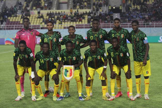 December 1, 2023, Surakarta, Central Java, Indonesia: Mali national team, Nationalteam line up before FIFA U-17 World Cup 3rd Place match between Argentina and Mali at Manahan Stadium. Surakarta Indonesia - ZUMAb228 0369860336st Copyright: xAnggaxBudhiyantox