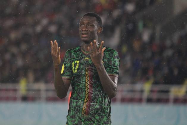 December 1, 2023, Surakarta, Central Java, Indonesia: MAMADOU DOUMBIA of Mali reacts during FIFA U-17 World Cup 3rd Place match between Argentina and Mali at Manahan Stadium. Surakarta Indonesia - ZUMAb228 0369861631st Copyright: xAnggaxBudhiyantox