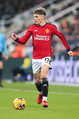 Newcastle United gegen Manchester United 2. Dezember 2023, Newcastle Premier League Fußball Newcastle United gegen Manchester United Alejandro Garnacho von Manchester United Foto von Daniel Chesterton Newcastle UK Copyright: xDanielxChestertonxOffside