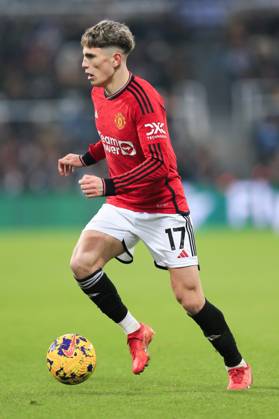 Newcastle United gegen Manchester United 2. Dezember 2023, Newcastle Premier League Fußball Newcastle United gegen Manchester United Alejandro Garnacho von Manchester United Foto von Daniel Chesterton Newcastle UK Copyright: xDanielxChestertonxOffside