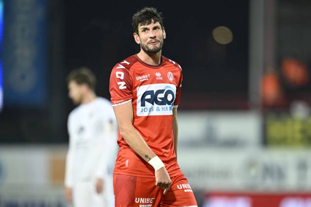 KV Kortrijk v RWDM - Belgian Croky Cup KORTRIJK, BELGIUM - DECEMBER 05 : Avenatti Felipe forward of KV Kortrijk during the Belgian Croky Cup round of sixteen match between KV Kortrijk and RWDM in the Guldensporen stadium on December 5, 2023 in Kortrijk, Belgium, 05 12 2023 Kortrijk Belgium Copyright: xNicoxVereeckenx