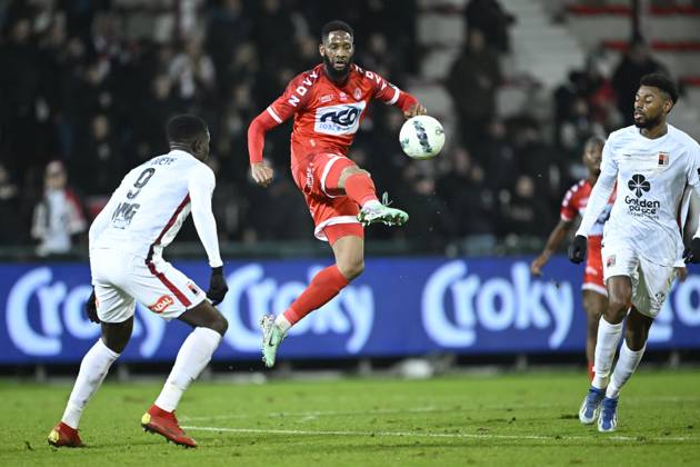 KV Kortrijk v RWDM - Belgian Croky Cup KORTRIJK, BELGIUM - DECEMBER 05 : Sissako Abdoulaye midfielder of KV Kortrijk during the Belgian Croky Cup round of sixteen match between KV Kortrijk and RWDM in the Guldensporen stadium on December 5, 2023 in Kortrijk, Belgium, 05 12 2023 Kortrijk Belgium Copyright: xNicoxVereeckenx