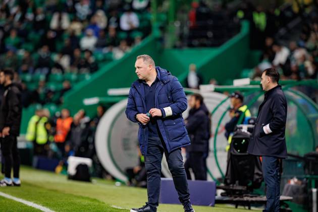 Vitor Campelos during Liga Portugal 23 24 game between Sporting CP and Gil Vicente FC, Estadio Jose Alvalade, Lisbon, Portugal. (Maciej Rogowski) Lisbon Estadio Jose Alvalade Portugal Copyright: xMaciejxRogowskix scp-gvfc-full--088