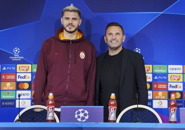 Football, CL, Galatasaray Istanbul, Press conference