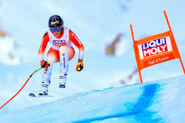 Bilder des Jahres 2023, Sport 12 Dezember Sport Themen der Woche KW50 ALPINE SKIING - FIS WC Val d Isere VAL D ISERE,FRANCE,16.DEC.23 - ALPINE SKIING - FIS World Cup, downhill, ladies. Image shows Lara Gut-Behrami (SUI). GEPAxpictures xMarioxBuehner