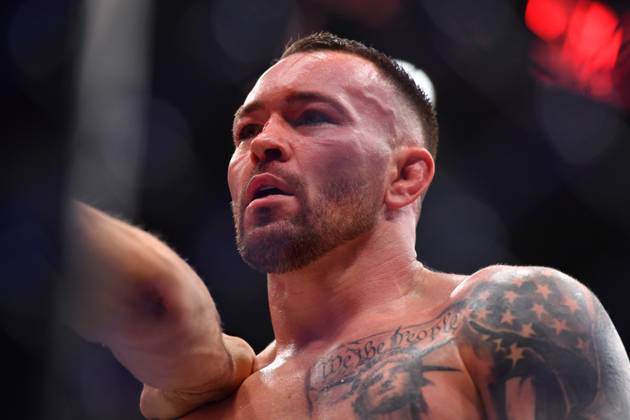 December 16, 2023, Las Vegas, Nevada, USA: LEON EDWARDS (21-3-0) of Erdington, birmingham, England defeats COLBY COVINGTON (17-3-0) of Miami, Florida USA by a unanimous decision (49-46, 49-46, 49-46) during UFC 296 at T-Mobile Arena, Las Vegas Las Vegas USA - ZUMAo117 20231216_zsp_o117_050 Copyright: xMikaelxOnax