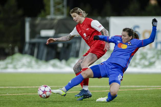 Football, Women, CL, SK Brann Bergen - Olympique Lyon