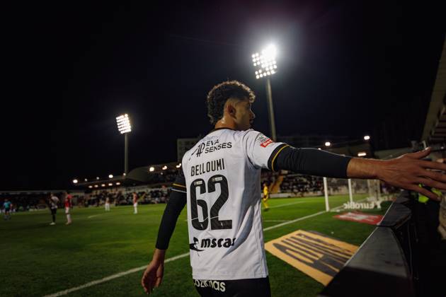 Bachir Belloumi during Liga Portugal 23 24 game between SC Farense and CF Estrela Amadora, Estadio de Sao Luis, Faro, Portugal. (Maciej Rogowski) Faro Estadio de Sao Luis Portugal Copyright: xMaciejxRogowskix farense-estrela-full-83