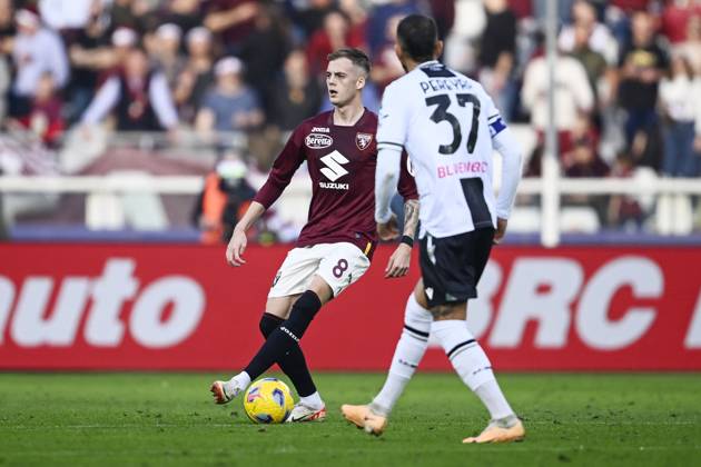 Foto Fabio Ferrari LaPresse 23 Dicembre 2023 - Torino, Italia - calcio -ESCLUSIVA TORINO FC- Torino Fc vs Udinese - Campionato italiano di calcio Serie A TIM 2023 2024 - Stadio Olimpico Grande Torino.Nella foto: Ivan Ilic (Torino FC); December 23, 2023 Turin, Italy - sport, calcio -EXCLUSIVE TORINO FC- Torino Fc vs Udinese - Italian Serie A Football Championship 2023 2024 -Olimpico Grande Torino Stadium.In the pic:Ivan Ilic (Torino FC);  Copyright: xFabioxFerrari LaPressex