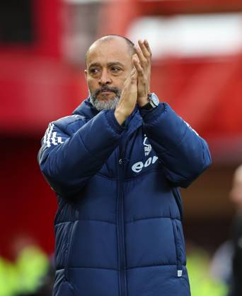 Nottingham Forest v Bournemouth Premier League Nuno Espirito Santo the manager of Nottingham Forest thanks the fans during the Premier League match at the City Ground, Nottingham Copyright: xAndyxSumnerx FIL-19410-0035 UK Newspapers OUT