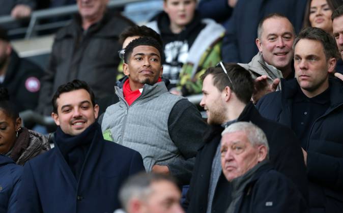 Football, Jude Bellingham as a guest at a football match Hull City - AFC Sunderland