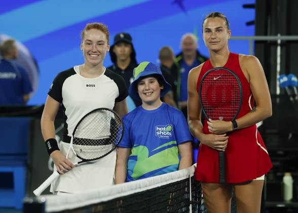 Tennis, Australian Open, Tag 1 - Ella Seidel - Aryna Sabalenka