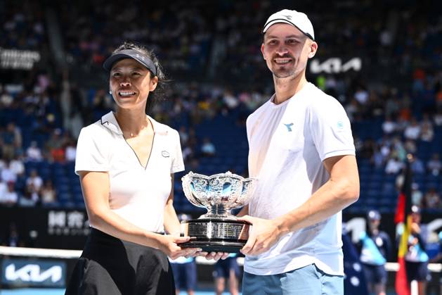 Tennis, Australian Open, Su-Wei Hsieh und Jan Zielinski gewinnen Mixed Finale