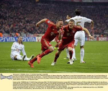 Fußball, Champions League, Bayern München - Real Madrid 2:1