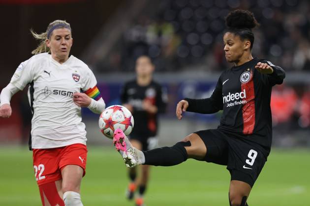 Football, Women, CL, Eintracht Frankfurt - FC Rosengard