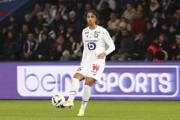 Leny Yoro (LOSC) FOOTBALL : Paris Saint Germain Vs Lille - Ligue 1 Uber Eats - 10 02 2024 MichaelBaucher Panoramic