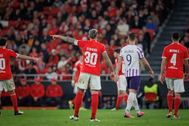 Nicolas Otamendi during UEFA Europa League 23 24 game between SL Benfica and Toulouse FC at Estadio Da Luz, Lisbon, Portugal. (Maciej Rogowski) Lisbon Estadio Da Luz Portugal Copyright: xMaciejxRogowskix slbtoulousefull-072